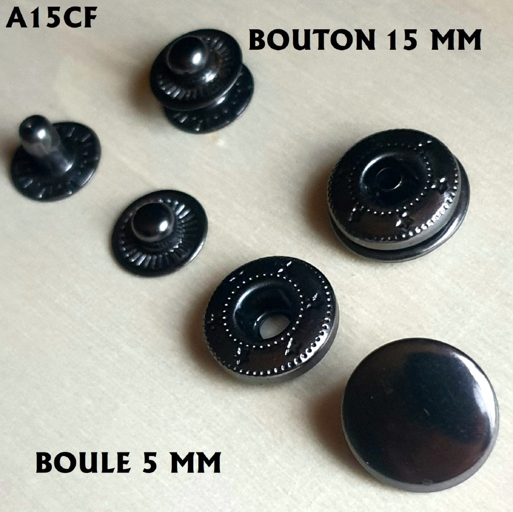 10 20 50 ou 100 Perle Blanc Presse Clous Boutons Pression/Pression 10mm sans