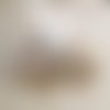 Amigurumi doudou peluche lapin blanc carré multicolore laine acrylique