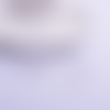 2 estampes gouttes filigranes - 50 x 32 mm - laiton peint - coloris blanc