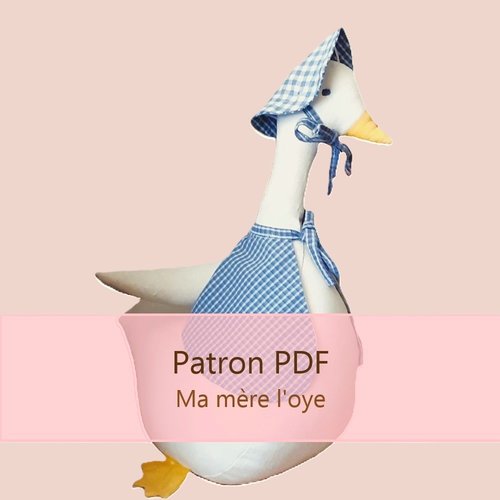Patron "ma mère l'oye", l'oie conteuse