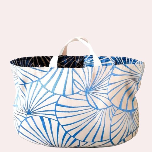 Sac de rangement jacquard art déco