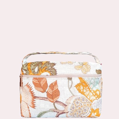 Mini sac pochette lin indienne patrimoine français