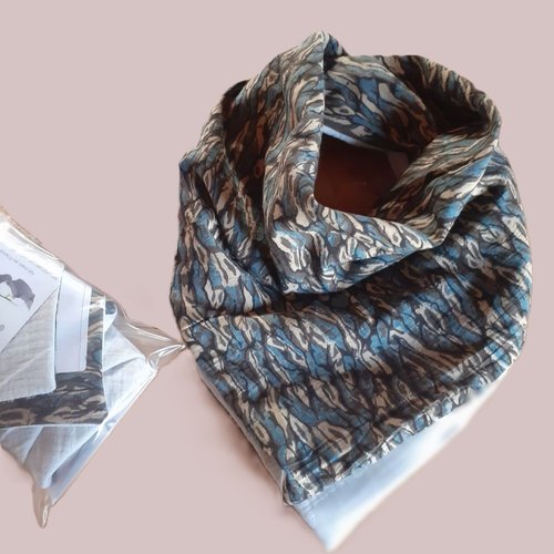 Bavoir bandana handicap absorbant étanche