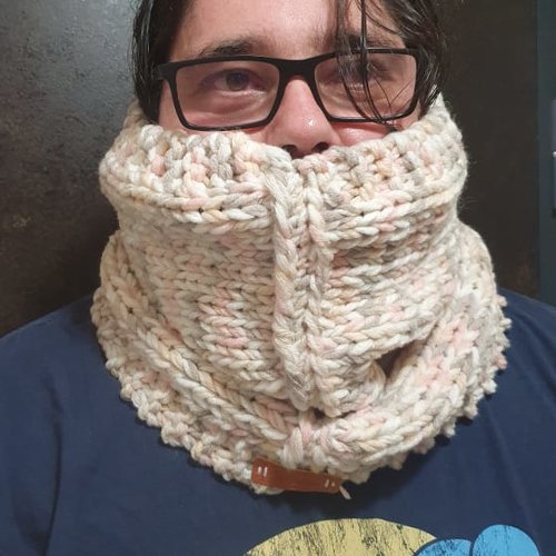 Snood ado nuage de lait