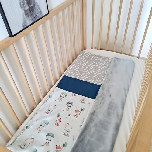 Couverture bébé garçon - couverture koala et renard  | cadeau de naissance | cadeau baby shower