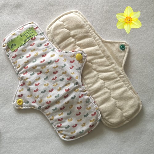 Serviette hygiénique lavable - taille l