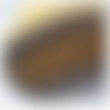 Couverture molletonnée coton/sherpa 75cm x100 cm - petites guirlandes jaunes et vertes