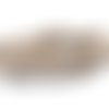 Cordon cuir rond 2mm de couleur beige, gris grege par 2m