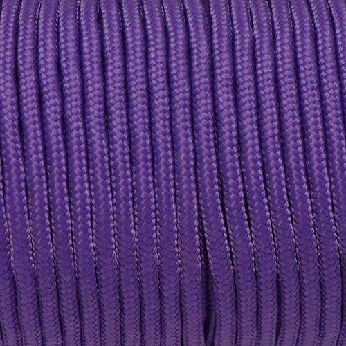 2m paracorde 3mm cordon nylon tressé uni violet