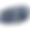 2m paracorde bleu, blanc, noir et vert cordon nylon tressé  4,5mm x 2mm - 7 fils - corde nylon gainé 