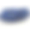 2m paracorde bleu, blanc et noir cordon nylon tressé  4,5mm x 2mm - 7 fils - corde nylon gainé 