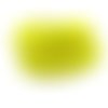 1,2m lanière simili cuir 4mm jaune fluo légèrement arrondi 