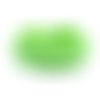 1m cordon de suédine cloutée vert anis vert fluo et clou argent 4,5mm x 2mm - aspetc daim 