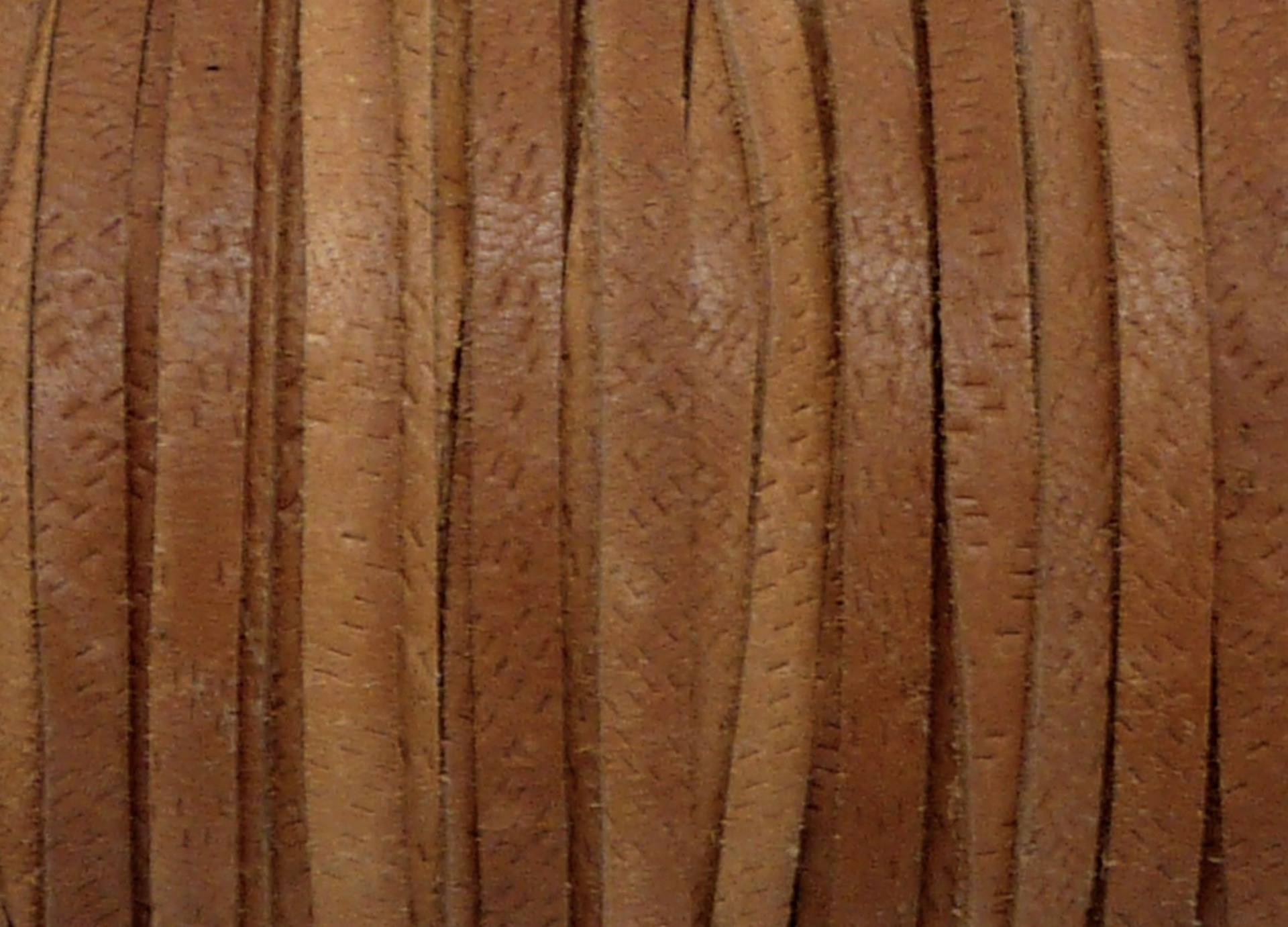 20cm lanière cuir plat 10mm bicolore, avec couture, de couleur marron et  beige naturel cuir veritable - Un grand marché