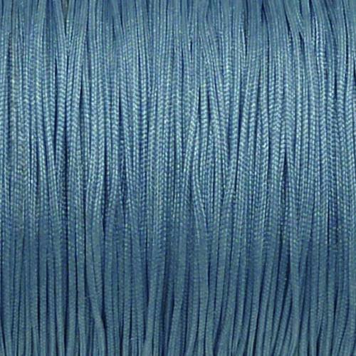10m fil de jade 0,8mm de couleur bleu ciel - idéal nœud coulissant - wrap - shamballa