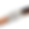 R-fermoir clip griffe pour lanière de 8mm - 8,5mm en métal argenté - épaisseur 3,7mm 