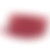 1m lanière cuir 5mm de couleur rose fuchsia légèrement texturé finition rustique 