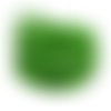 2,8m lanière vinyle à pois tacheté 3,5mm de couleur vert 