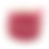 2,5m lanière cuir synthétique effet vernis 3mm de couleur rose vif brillant 