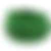 1,3m cordon plat cuir synthétique texturé 5mm de couleur vert 