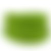 1,3m cordon plat cuir synthétique texturé 5mm de couleur vert anis chartreuse 