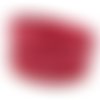 1,3m cordon plat cuir synthétique texturé 5mm de couleur rose magenta fuchsia 