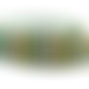 1m ruban élastique 15mm motif géomètrique pour headband par exemple de couleur nude vert pastel , vert opaline, 