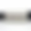 Fermoir aimanté tube cylindrique pour cordon de 5-5,5mm en métal argenté brillant blanc