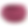 1,8m cordon plat cuir synthétique 5mm de couleur rose fuchsia mat 