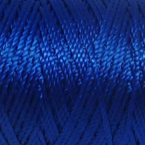 5m fil cordon nylon 0,8mm bleu saphir brillant 
