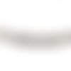 Longue perle tube passant fine en métal argenté, incurvé gravé style ethnique bohème pour cordon de 1,5mm