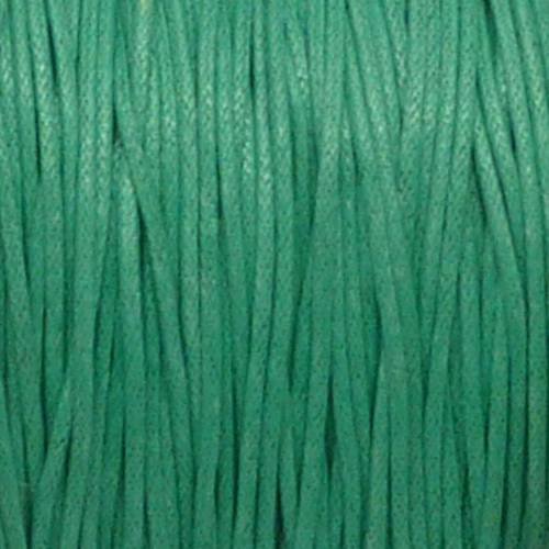 10m fil coton ciré 1mm de couleur vert d'eau