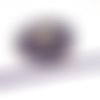 1 bobine de 19m de ruban gros grain de largeur 10mm souple de couleur violet 
