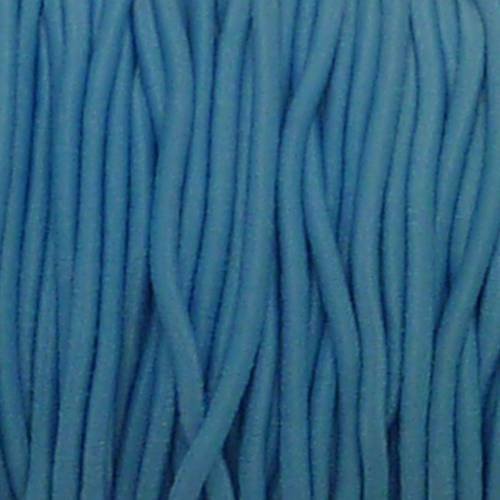 1m fil élastique 2mm de couleur bleu ciel 