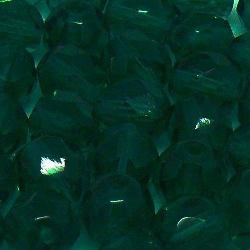50 perles facette en verre 8mm de couleur bleu vert foncé