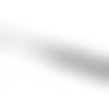 Pompon, breloque en fil polyester 10-12cm de couleur gris argenté 