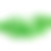R-lot de 5 petits pompons vert gazon 3cm en polyester 