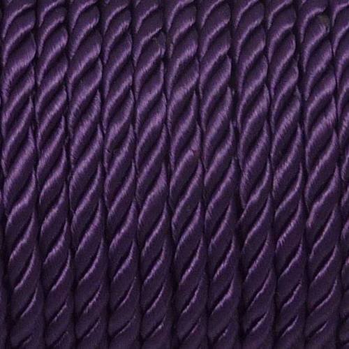 50cm cordon nylon mouliné 5mm violet