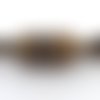 5 fermoirs aimanté tube arrondi 6mm en métal de couleur bronze pour fil cordon de 1mm 