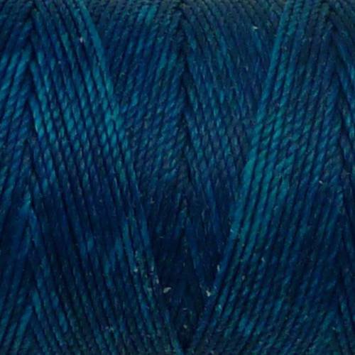 5m fil polyester 0,8mm de couleur bleu "jeans" 