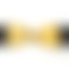 Fermoir clip pour lanière, lacet, cordon en métal doré 9,6 x 2,6mm