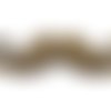 20 perles pendentifs, connecteurs moustache 32,2mm en métal bronze 