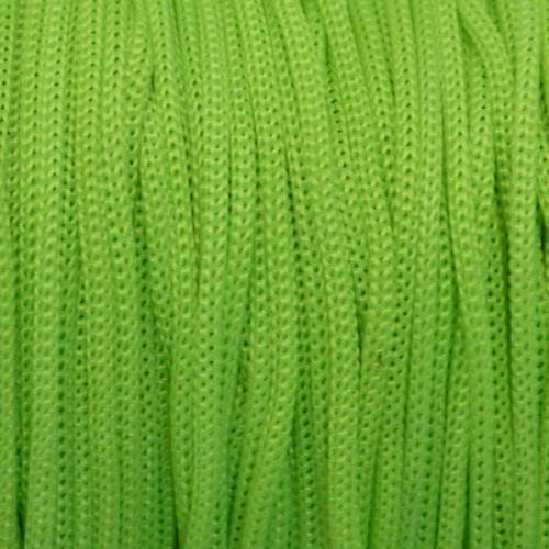 5m fil polyester, nylon tressé 0,6mm vert fluo brillant 