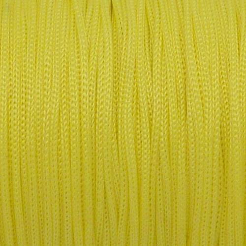 5m fil polyester, nylon tressé 0,6mm jaune 