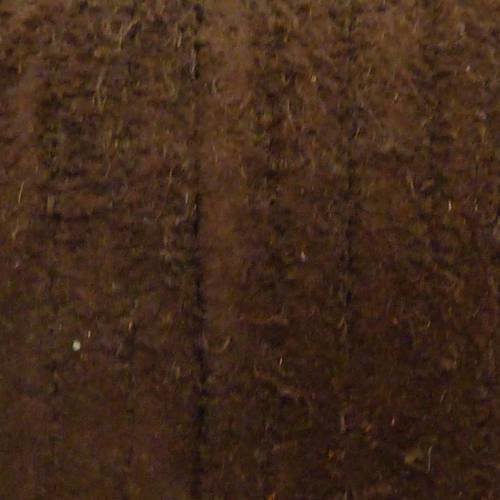 1m de cordon daim plat 4mm de couleur marron chocolat 