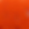 10 perles rondes fines 4mm en verre de couleur orange fluo 