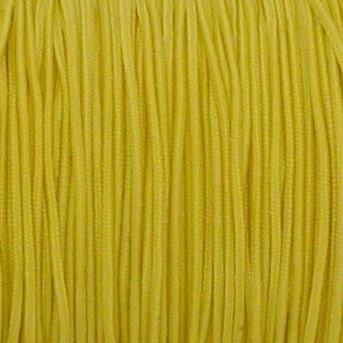 3,50m fil élastique 1mm de couleur jaune citron 1mm 