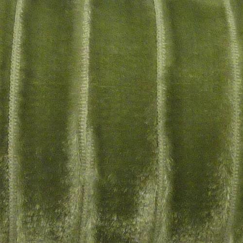 25cm ruban élastique velours 9mm vert amande
