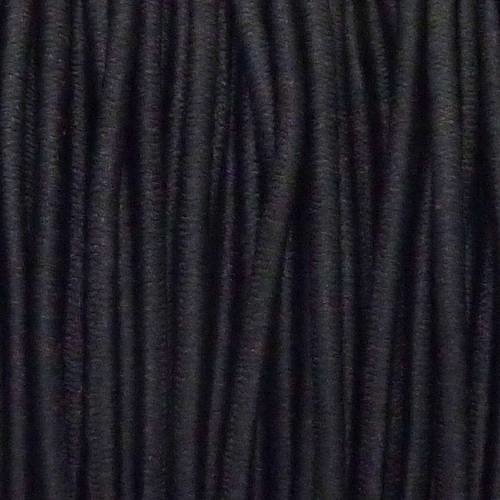5m de fil élastique 1,5mm de couleur noir 