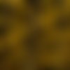 50cm ruban velours plat jaune motif panthère 10mm de large